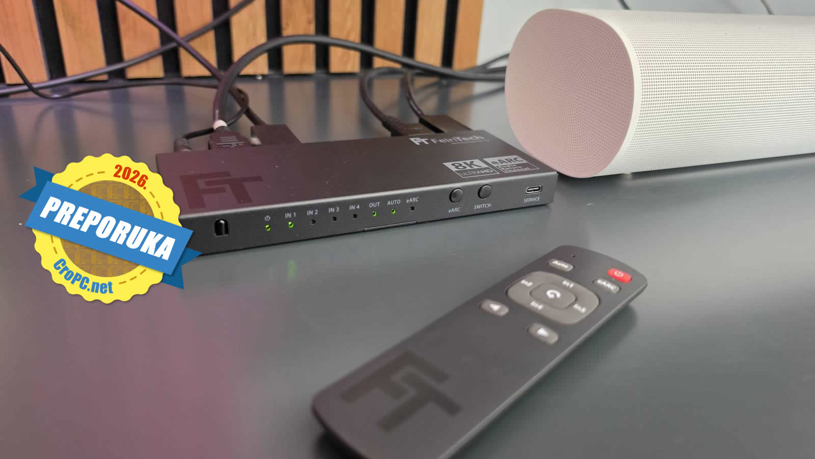 Recenzija: FeinTech AX340 – kada televizoru ponestane HDMI ulaza