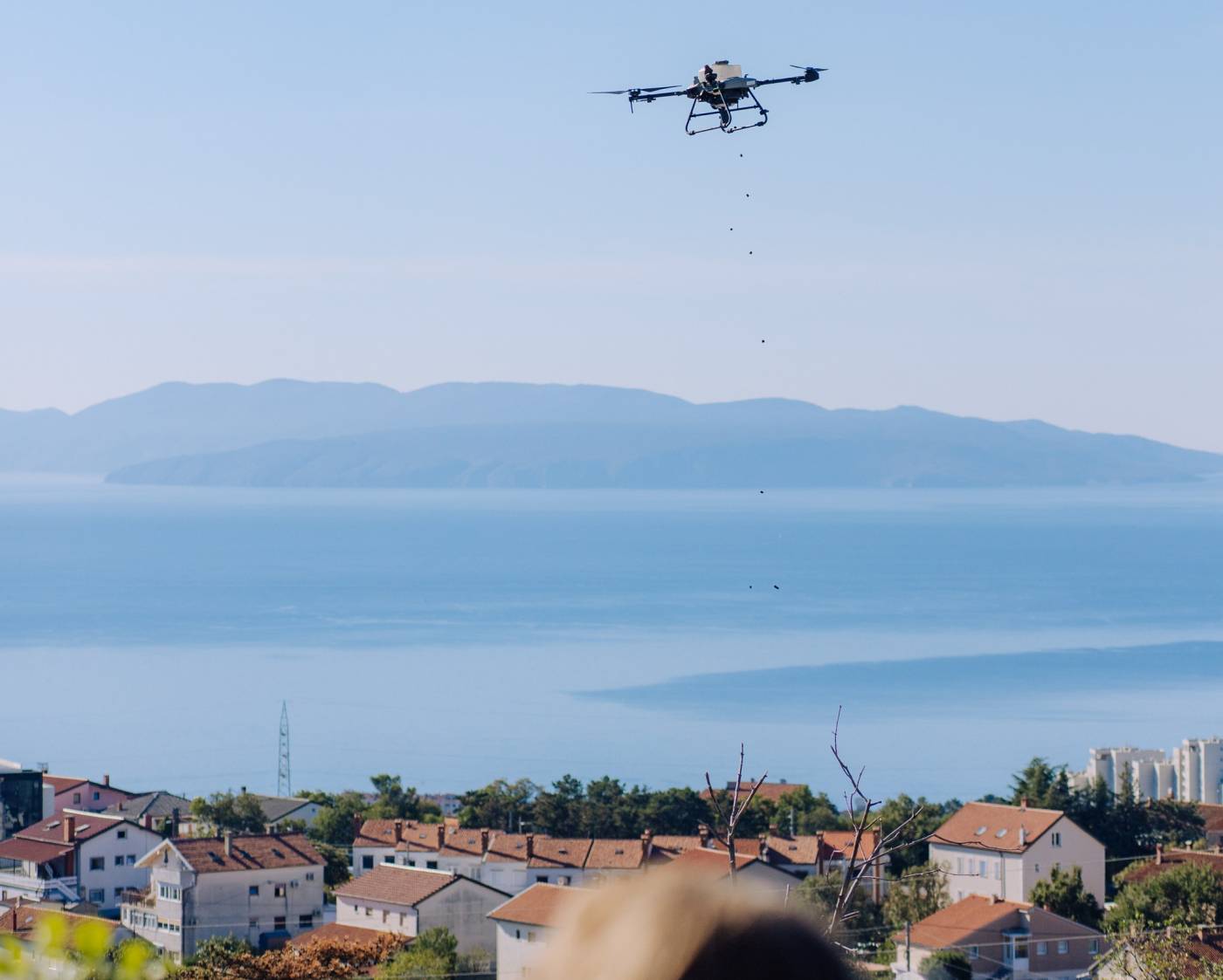 Hrvatski Telekom pošumljavao područje Rijeke uz pomoć dronova