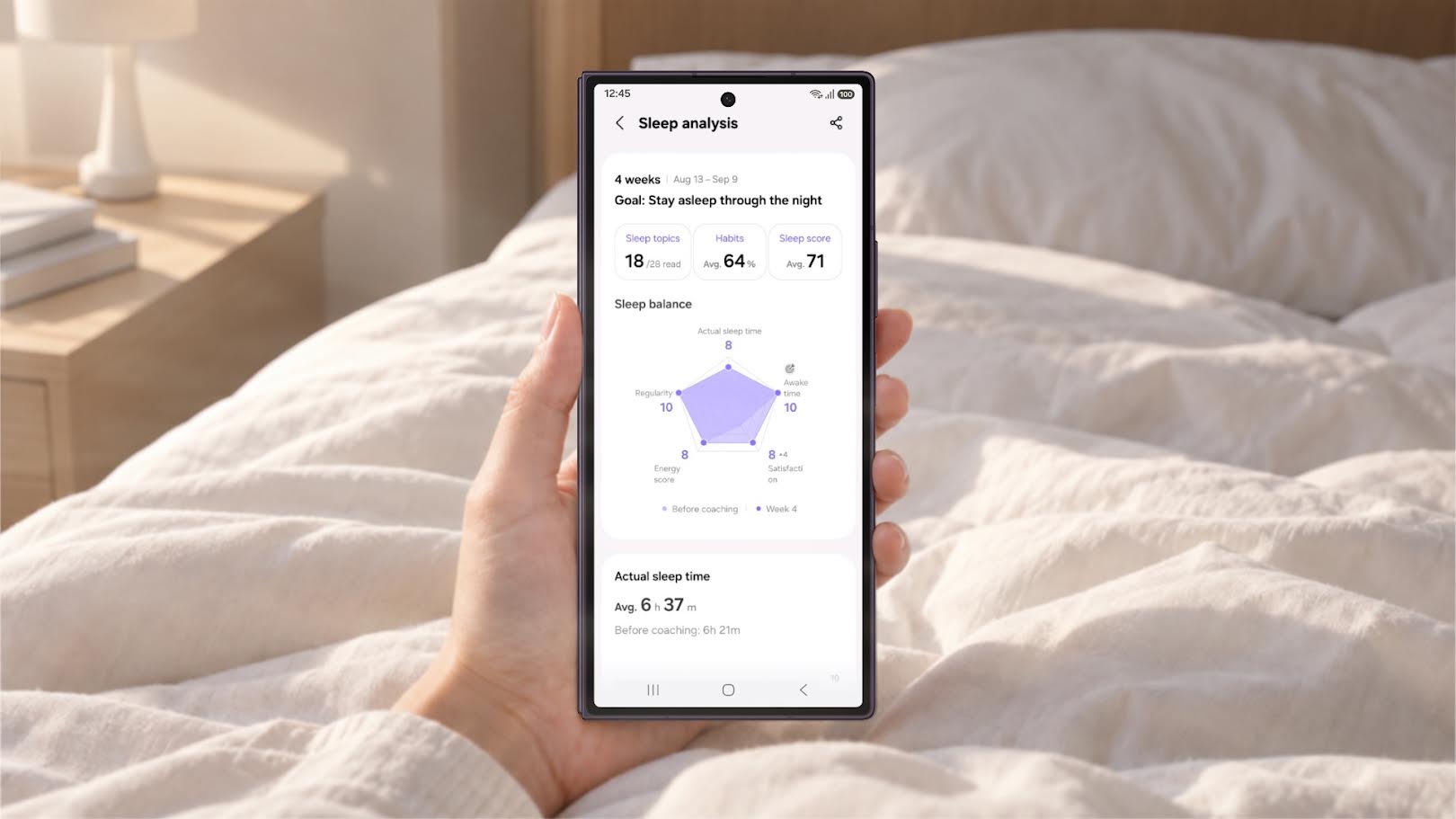 Samsung Health olakšava početak korištenja Sleep Coachinga i donosi naprednije planove trčanja