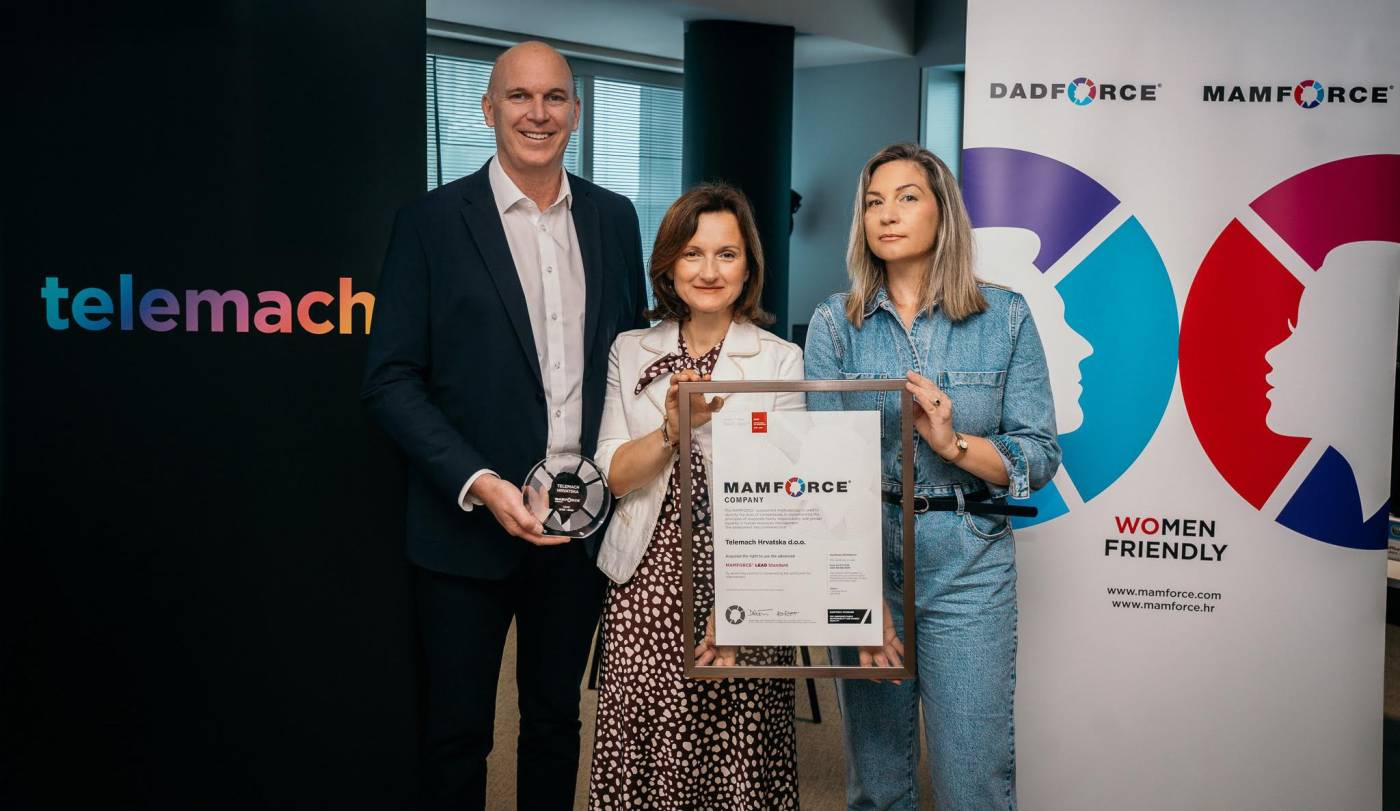 Telemach postao prva velika kompanija u Hrvatskoj s MAMFORCE LEAD certifikatom